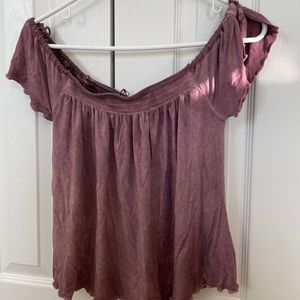 Off the shoulder blouse
